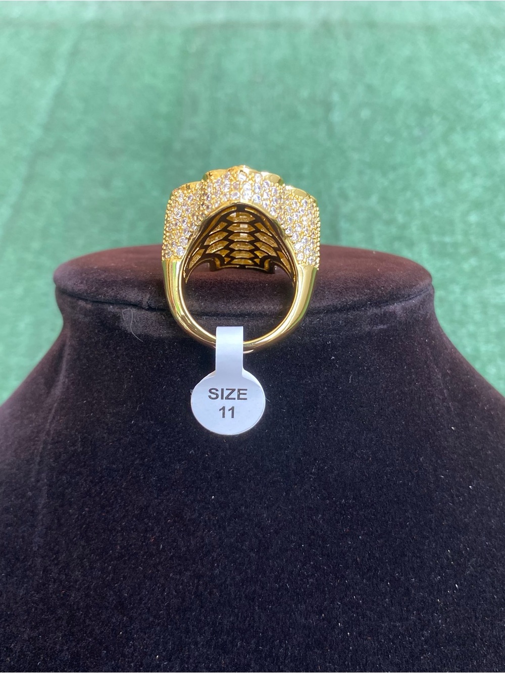 Diamond cross ring - Picture 4 of 5